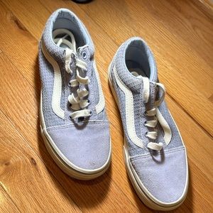 VANS light blue sneakers, size M4/W5.5